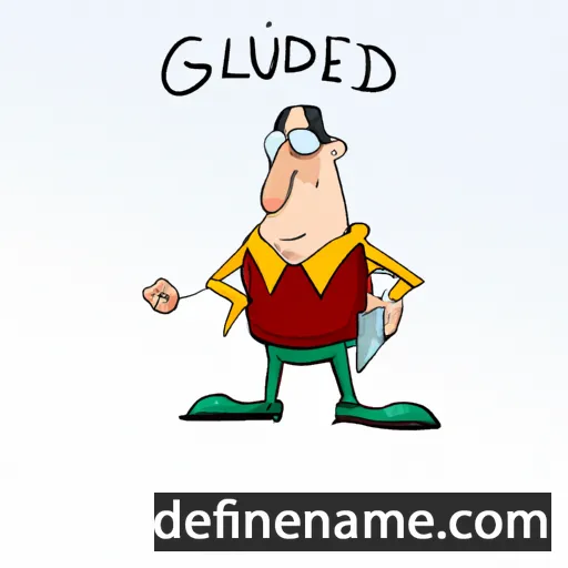 cartoon of the name Glaoude