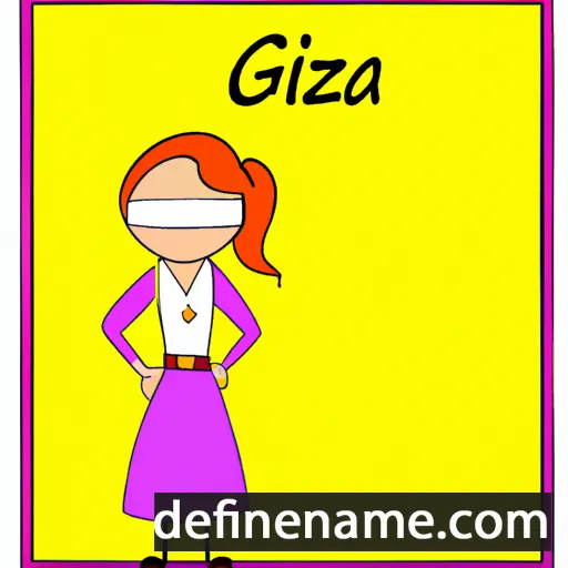 Glazia cartoon