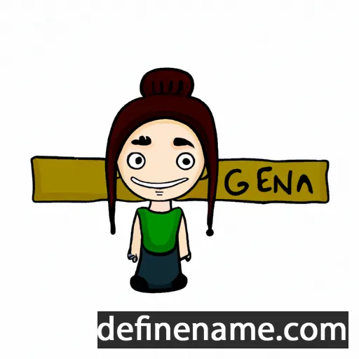 Glena cartoon