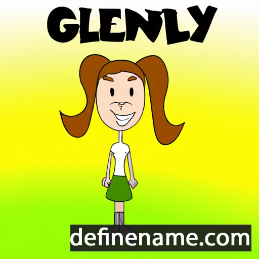 cartoon of the name Glendy