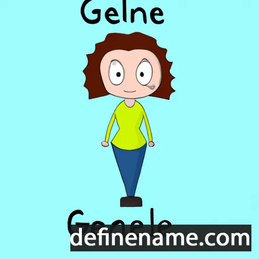 cartoon of the name Glenne