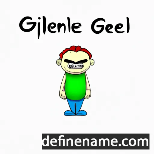 cartoon of the name Glennie