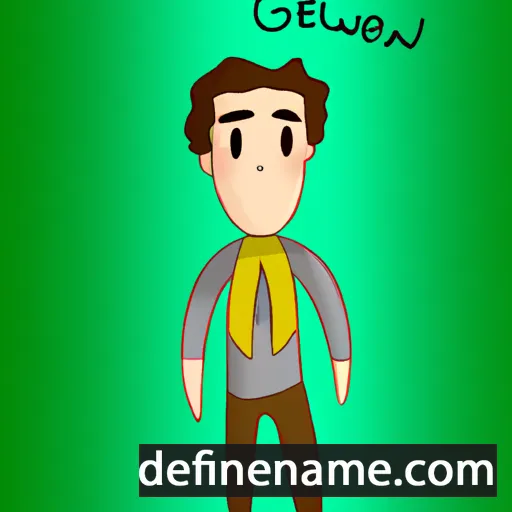 cartoon of the name Glewin