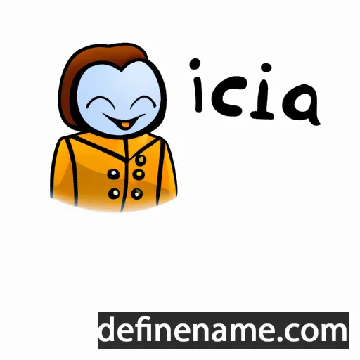 cartoon of the name Glicerija