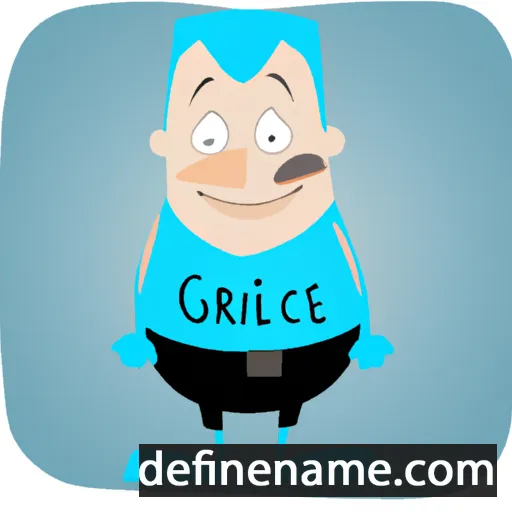 cartoon of the name Glicerije