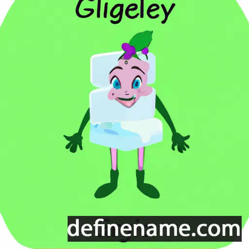 cartoon of the name Glicery