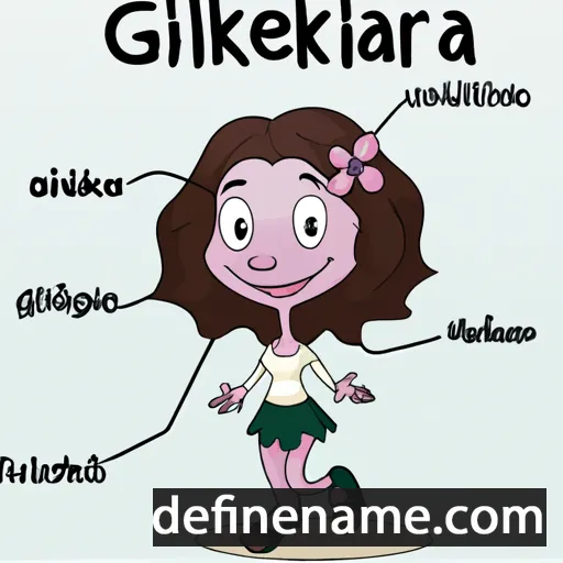 cartoon of the name Glikeria