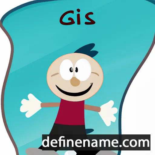 cartoon of the name Gliss