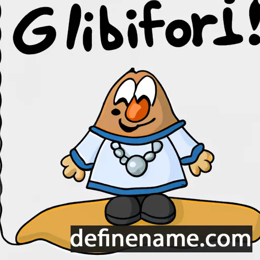 cartoon of the name Glóbjört