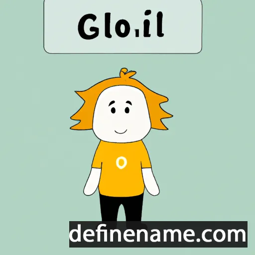 cartoon of the name Glói