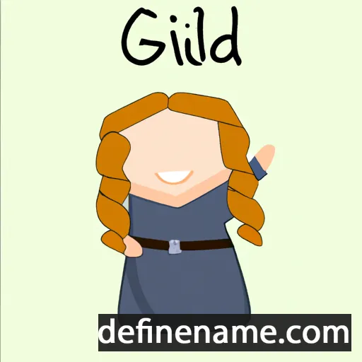 cartoon of the name Glóði