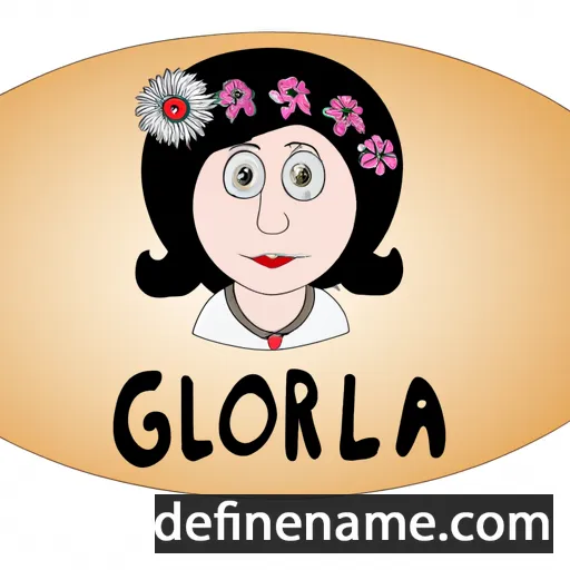 Glòria cartoon