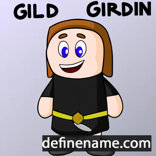 cartoon of the name Glœðir