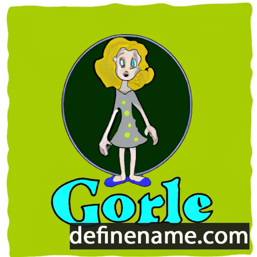 cartoon of the name Glorie