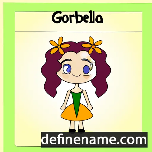 cartoon of the name Gloriella