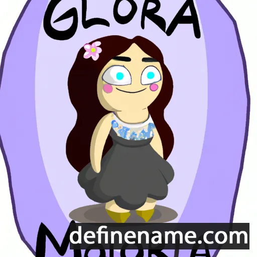 Glorimar cartoon