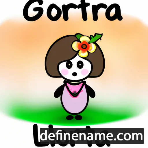 cartoon of the name Glorita