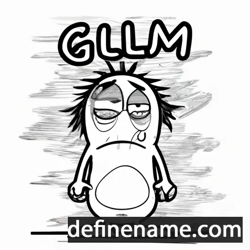 Glúm cartoon