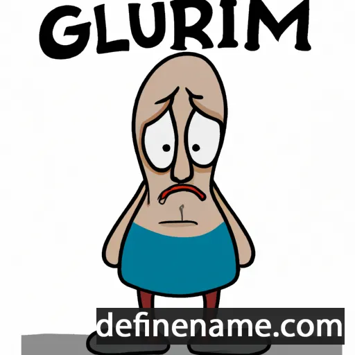 Glúmr cartoon