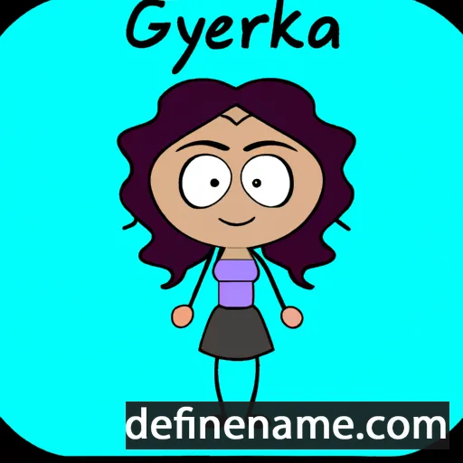 cartoon of the name Glykera