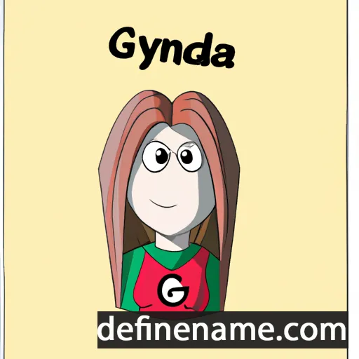 cartoon of the name Glynda