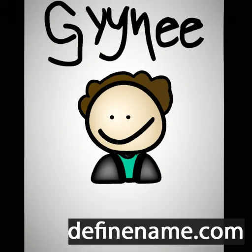 cartoon of the name Glynne