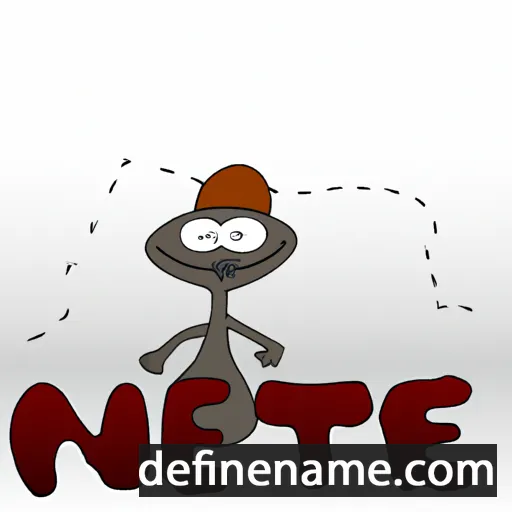 cartoon of the name Gnet