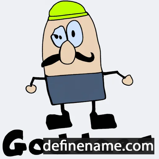 cartoon of the name Gödert