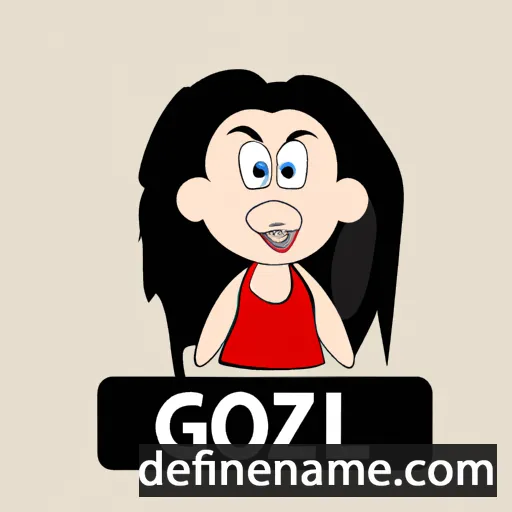 cartoon of the name Gölnaz