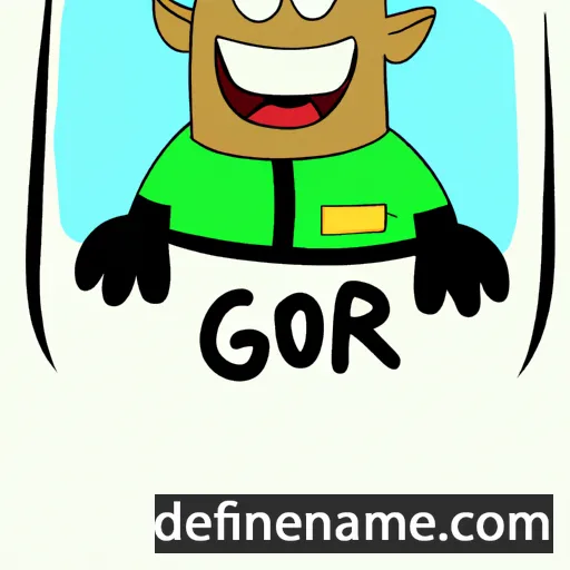 cartoon of the name Goar