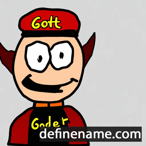 cartoon of the name Godaert