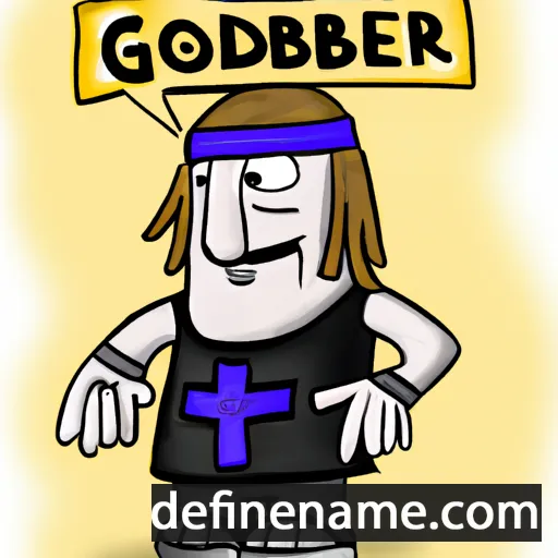 cartoon of the name Godberg