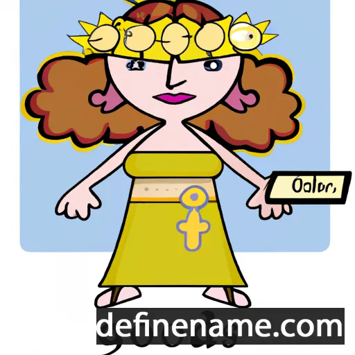 cartoon of the name Goddess