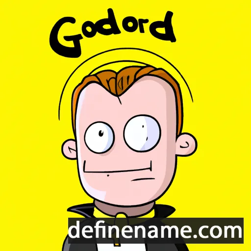 cartoon of the name Godefroid