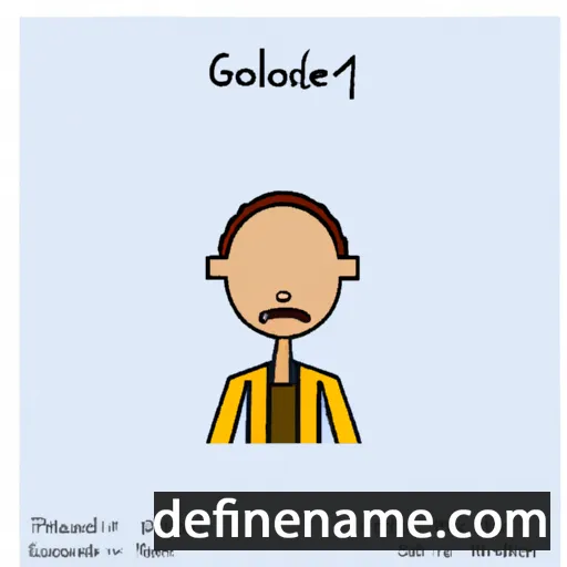 cartoon of the name Godewald