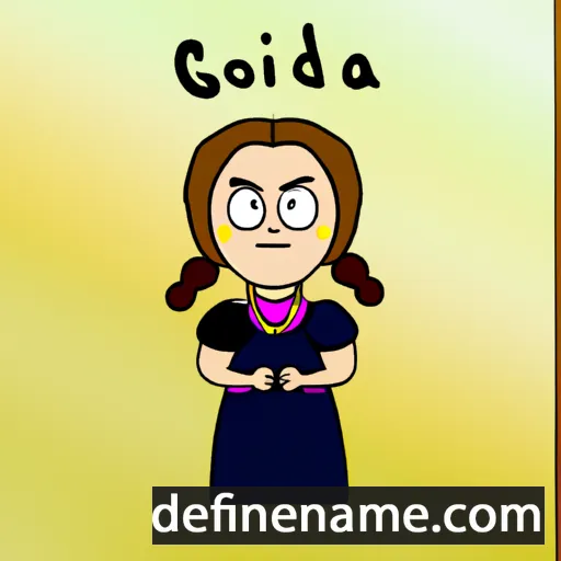 Godfrida cartoon