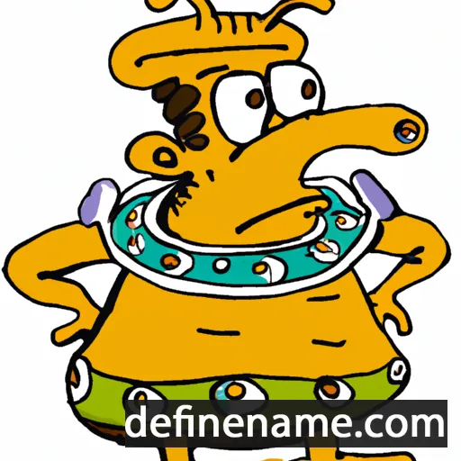 cartoon of the name Godlid