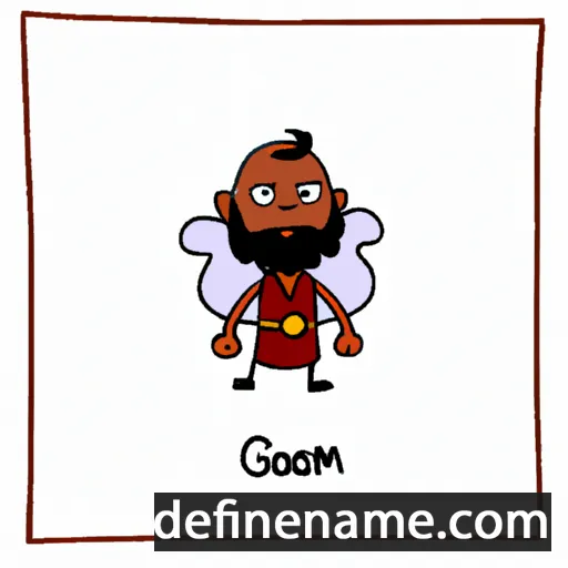 cartoon of the name Godram