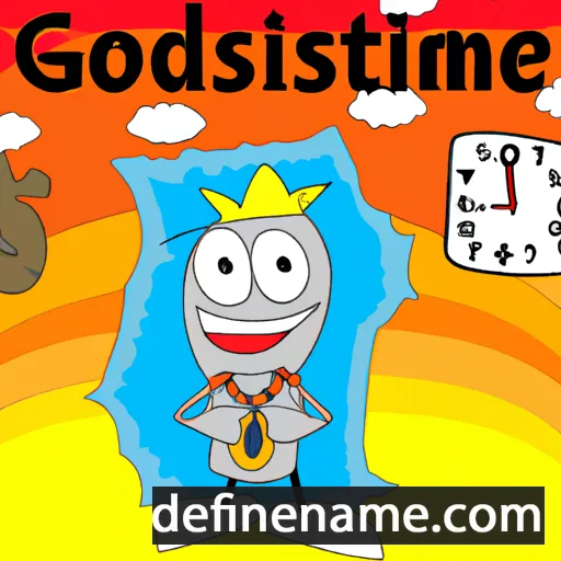 cartoon of the name Godstime