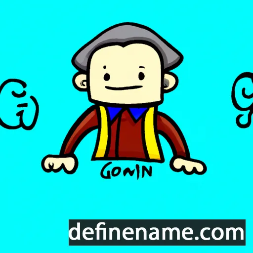 cartoon of the name Godwin