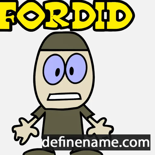 cartoon of the name Gofraid