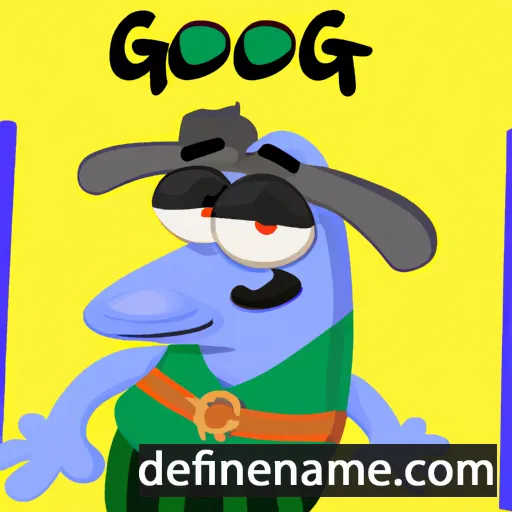 cartoon of the name Gogor