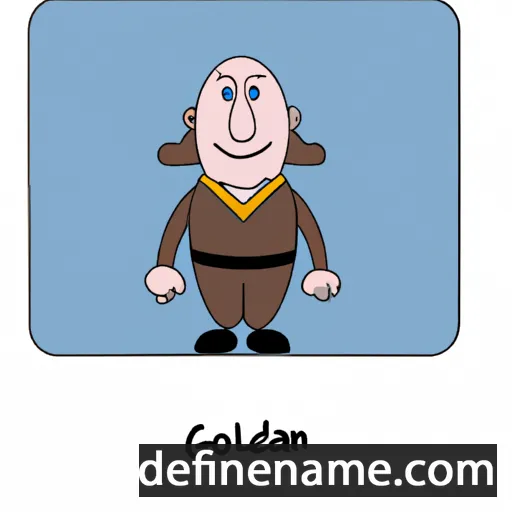 cartoon of the name Goland