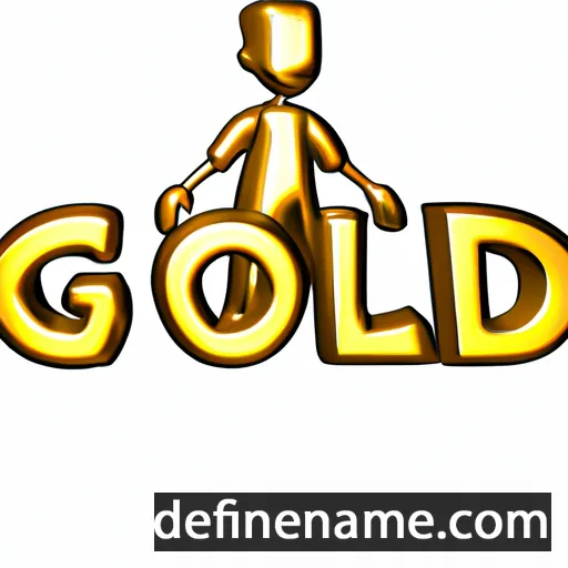 cartoon of the name Golden