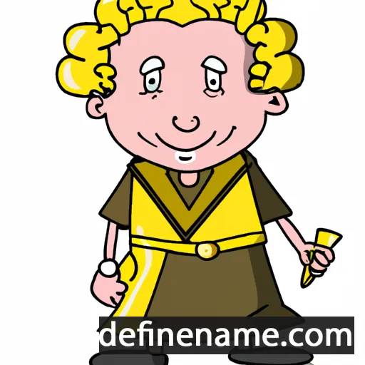 cartoon of the name Goldmund