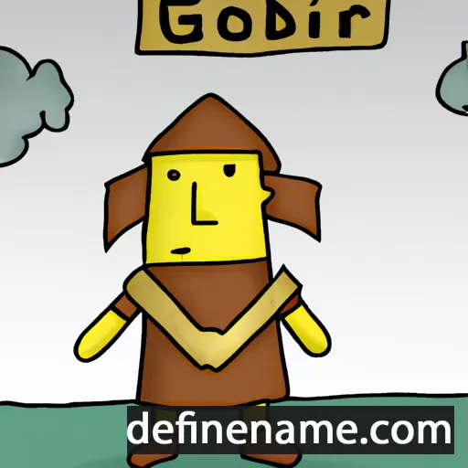 cartoon of the name Goldnir