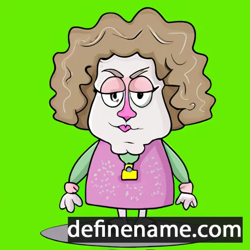 cartoon of the name Gomentrude