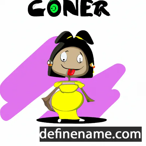 cartoon of the name Goneri