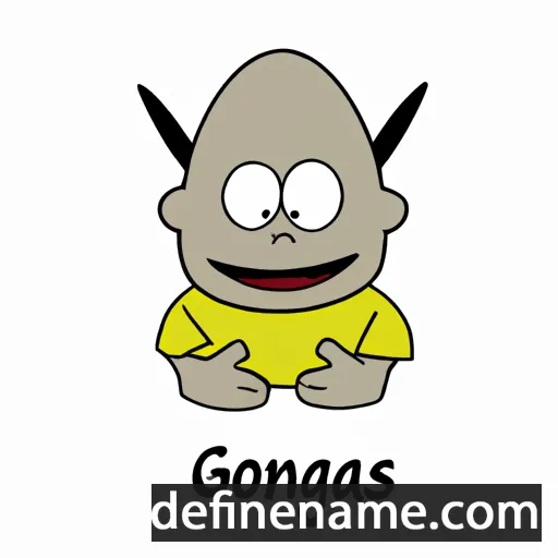 cartoon of the name Gongas