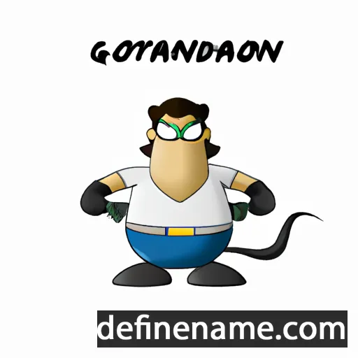 cartoon of the name Gontrand